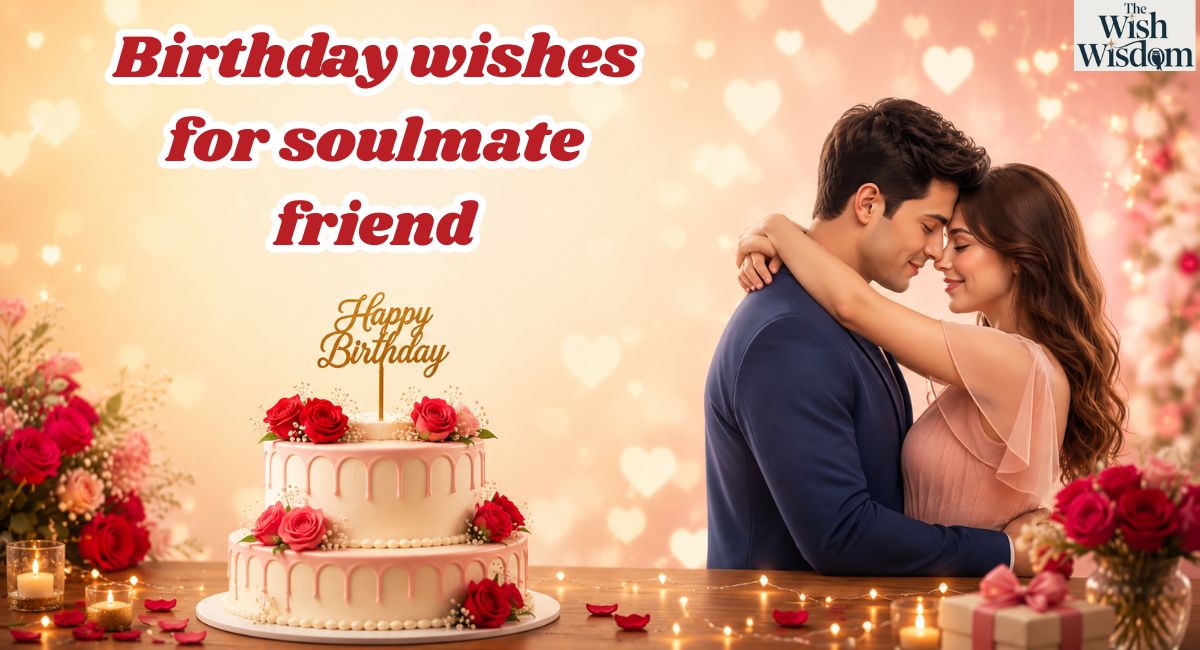 Birthday wishes for soulmate friend