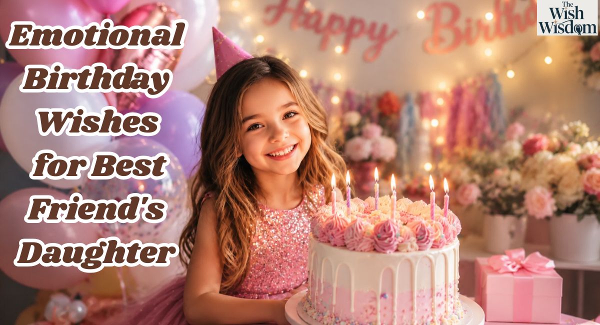 Emotional Birthday Wishes for Best Friend's Daughter