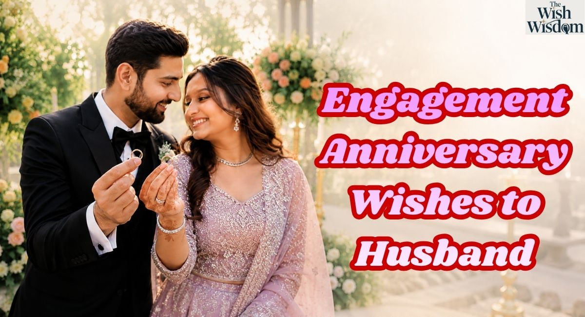 Engagement Anniversary Wishes to Husband