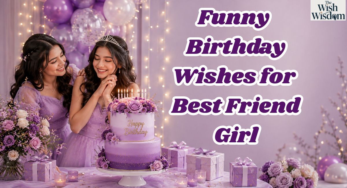 Funny Birthday Wishes for Best Friend Girl