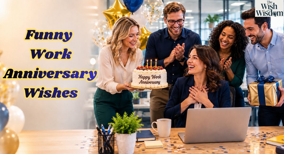 Funny Work Anniversary Wishes