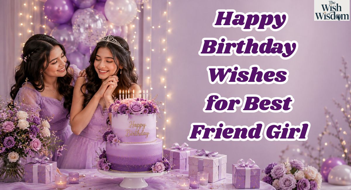Happy Birthday Wishes for Best Friend Girl