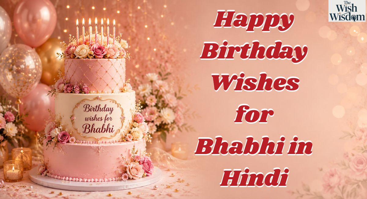 Happy Birthday Wishes for Bhabhi in Hindi