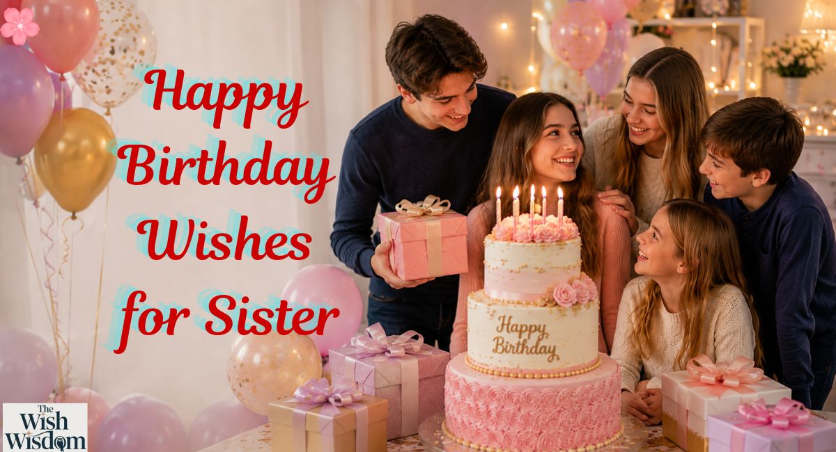 Happy Birthday Wishes for Sister