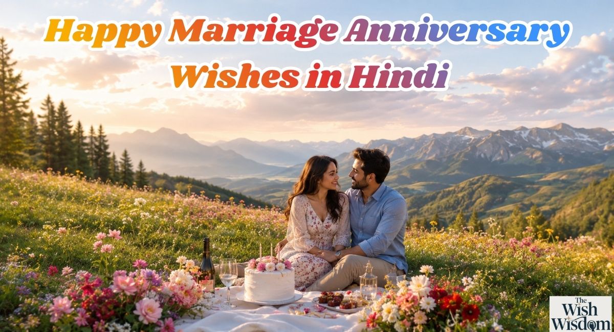 Happy Marriage Anniversary Wishes in Hindi