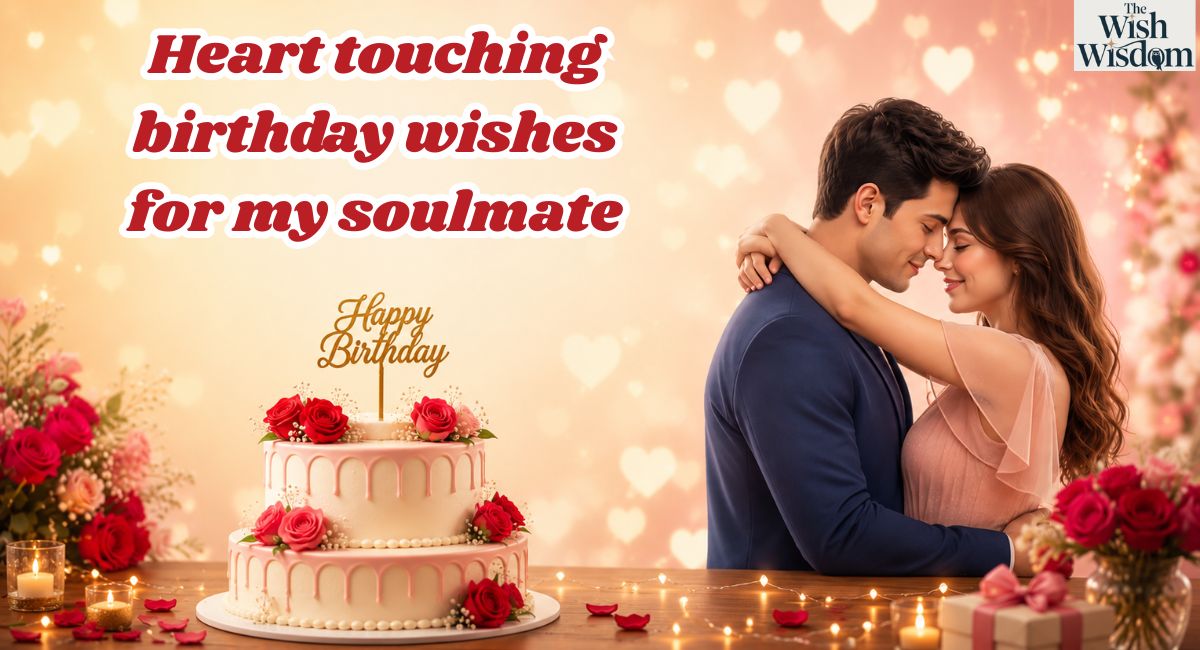 Heart touching birthday wishes for my soulmate