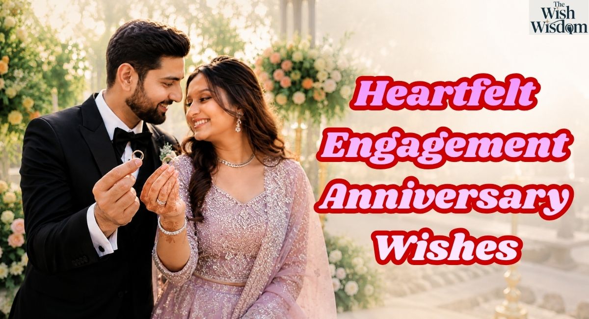 Heartfelt Engagement Anniversary Wishes
