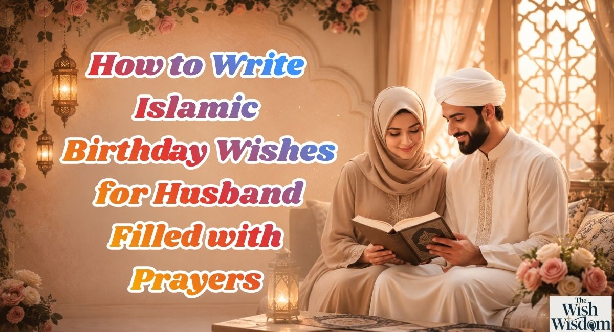 How to Write Islamic Birthday Wishes for Husband Filled with Prayers