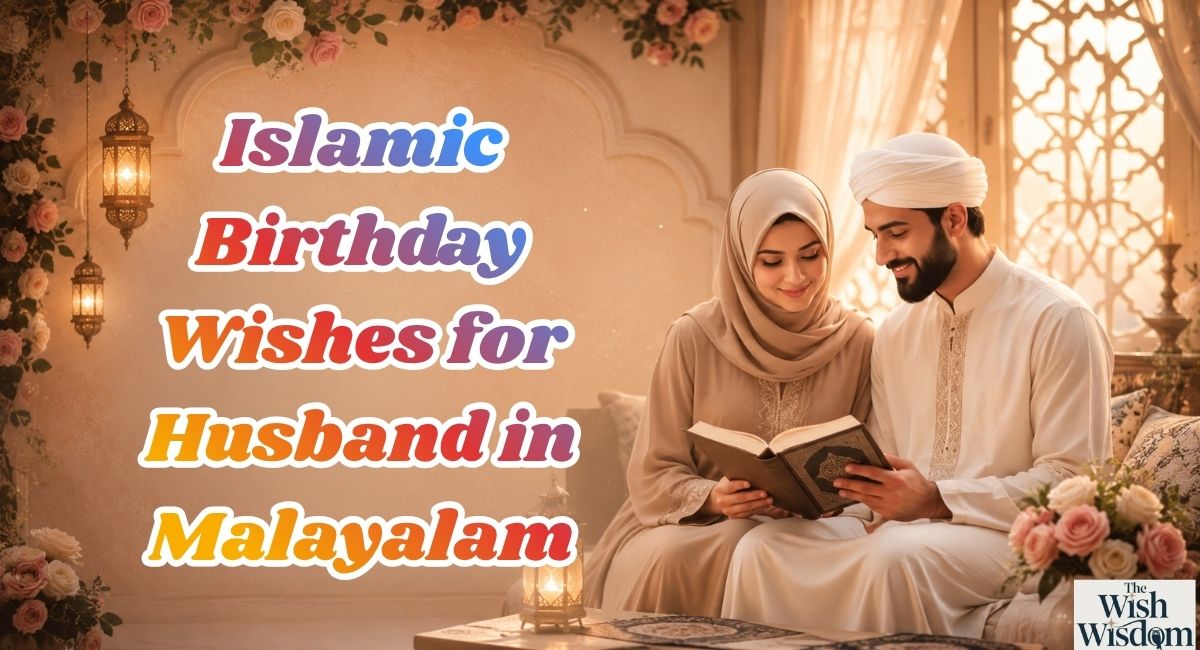 Islamic Birthday Wishes for Husband in Malayalam