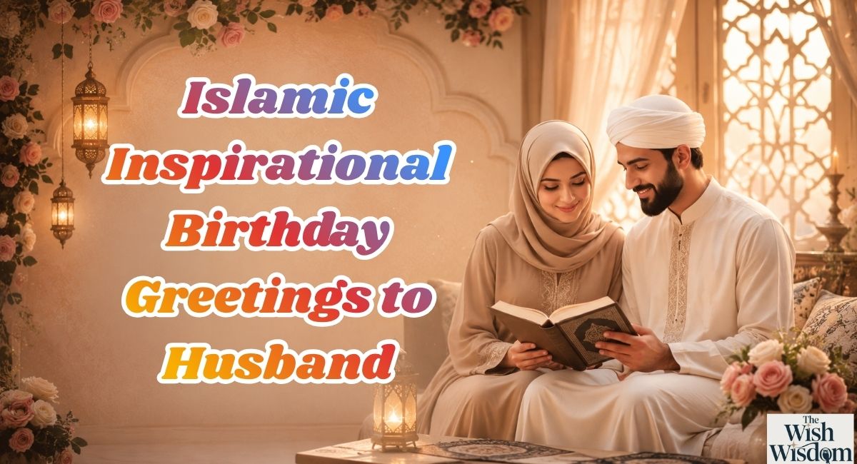 Islamic Inspirational Birthday Greetings to Husband