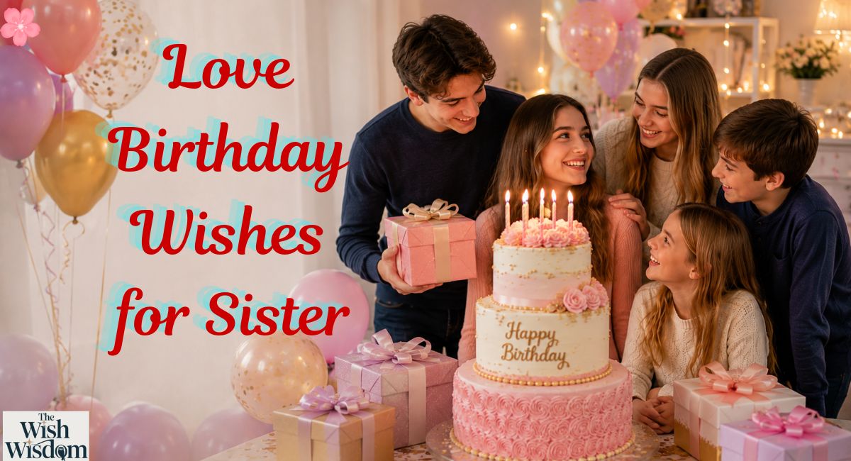 Love Birthday Wishes for Sister