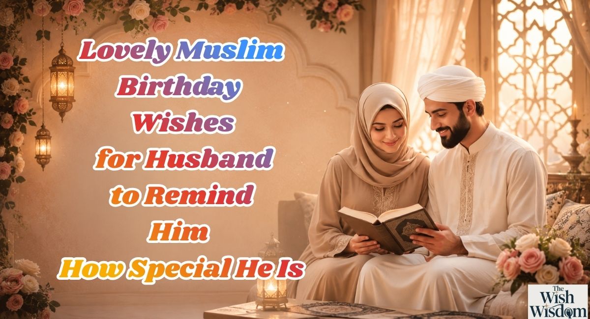 Lovely Muslim Birthday Wishes for Husband to Remind Him How Special He Is