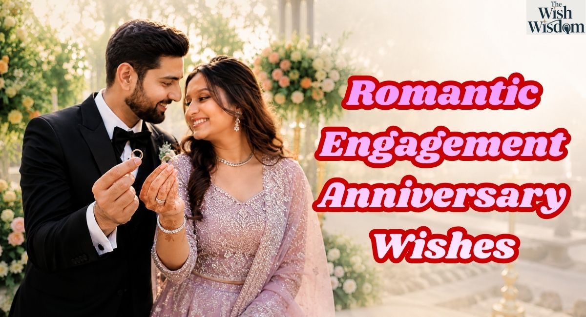 Romantic Engagement Anniversary Wishes