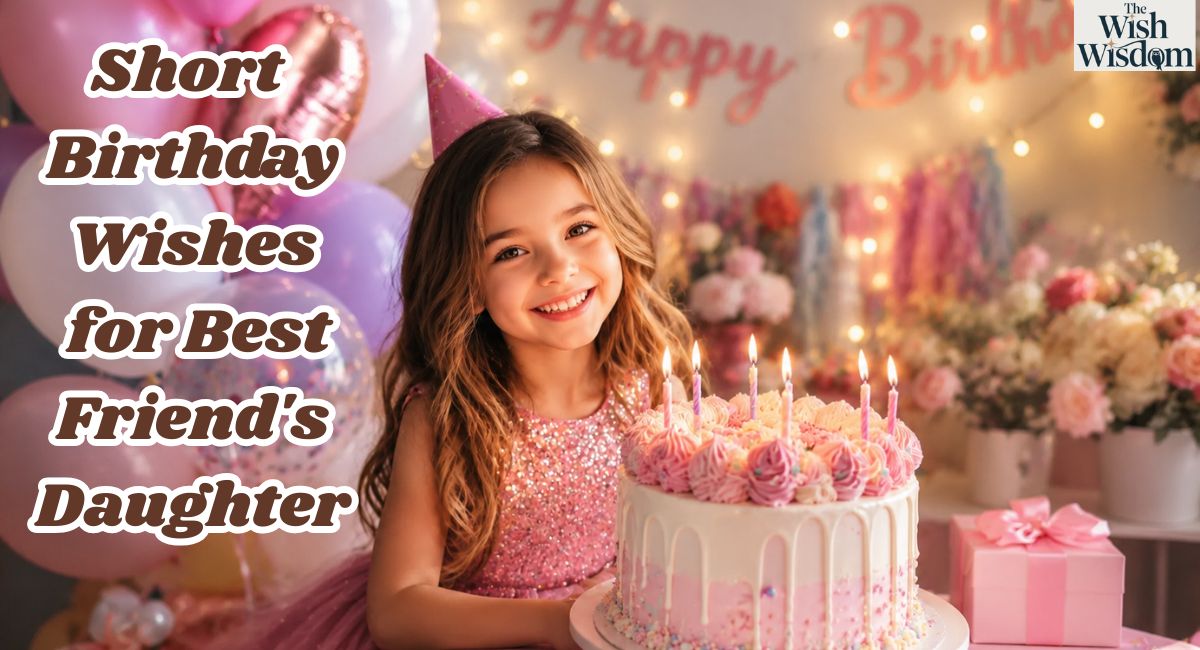 Short Birthday Wishes for Best Friend's Daughter