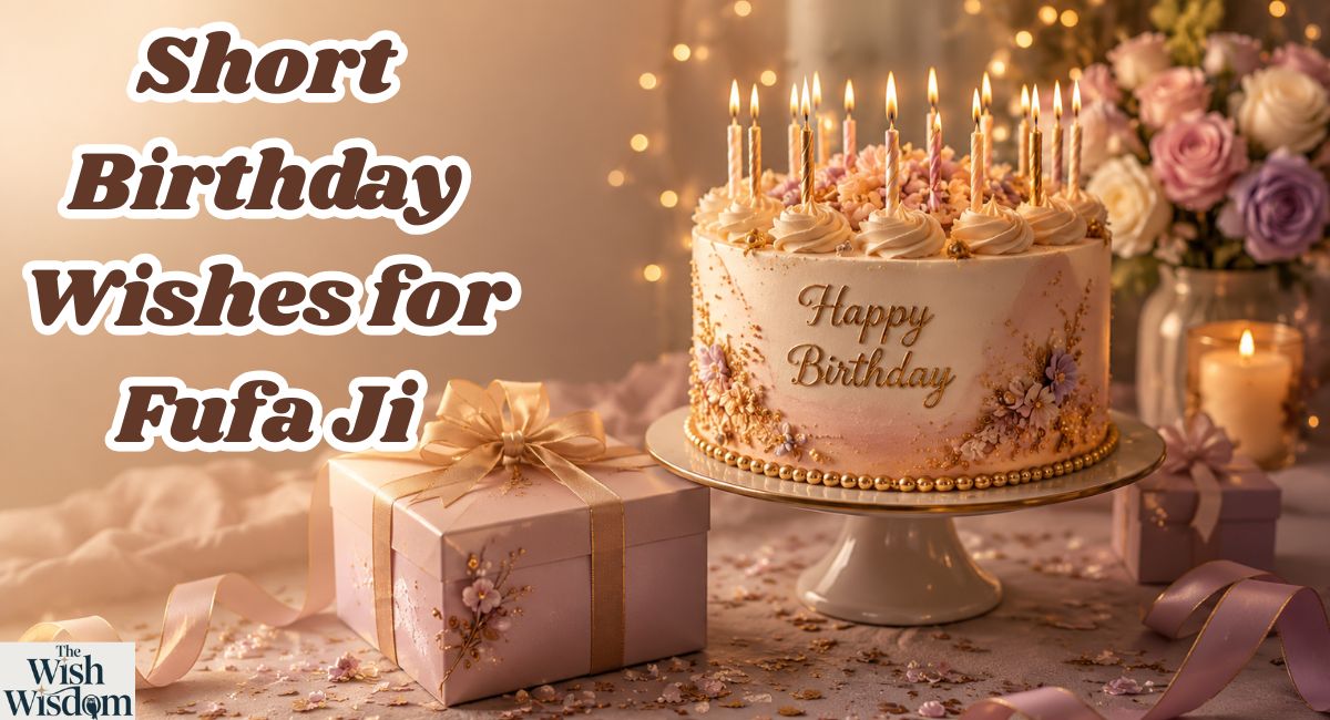 Short Birthday Wishes for Fufa Ji