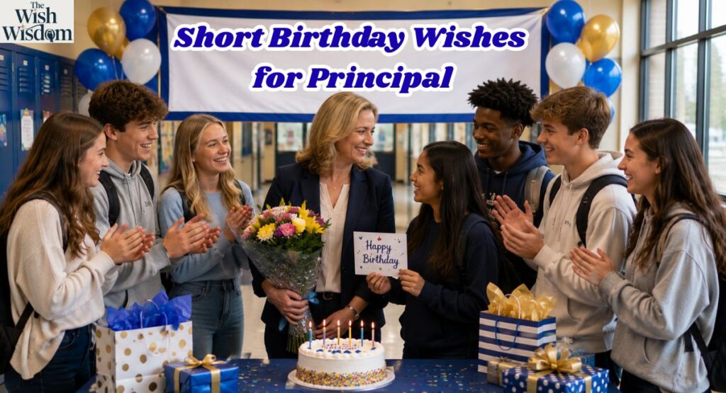 Short Birthday Wishes for Principal