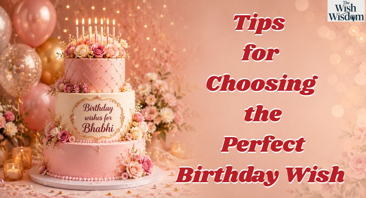 Tips for Choosing the Perfect Birthday Wish