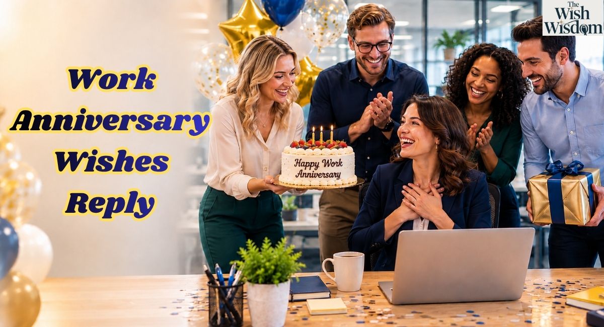 Work Anniversary Wishes Reply