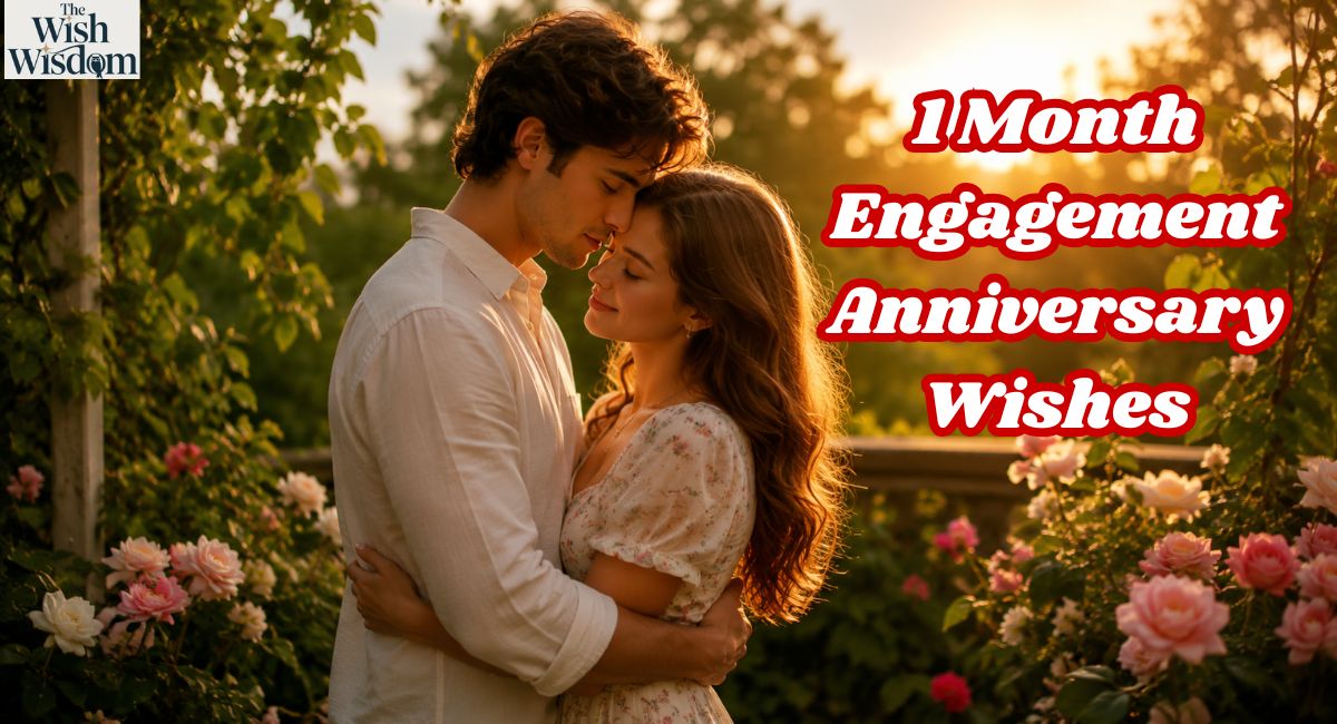 1 Month Engagement Anniversary Wishes