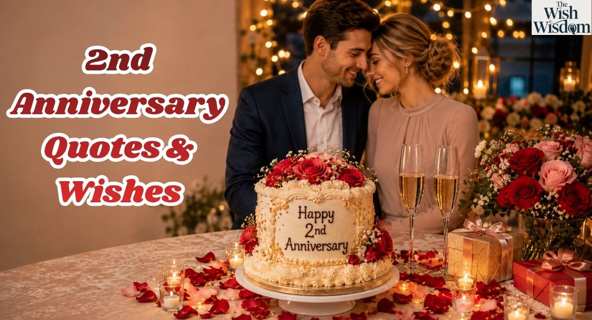 2nd Anniversary Quotes & Wishes