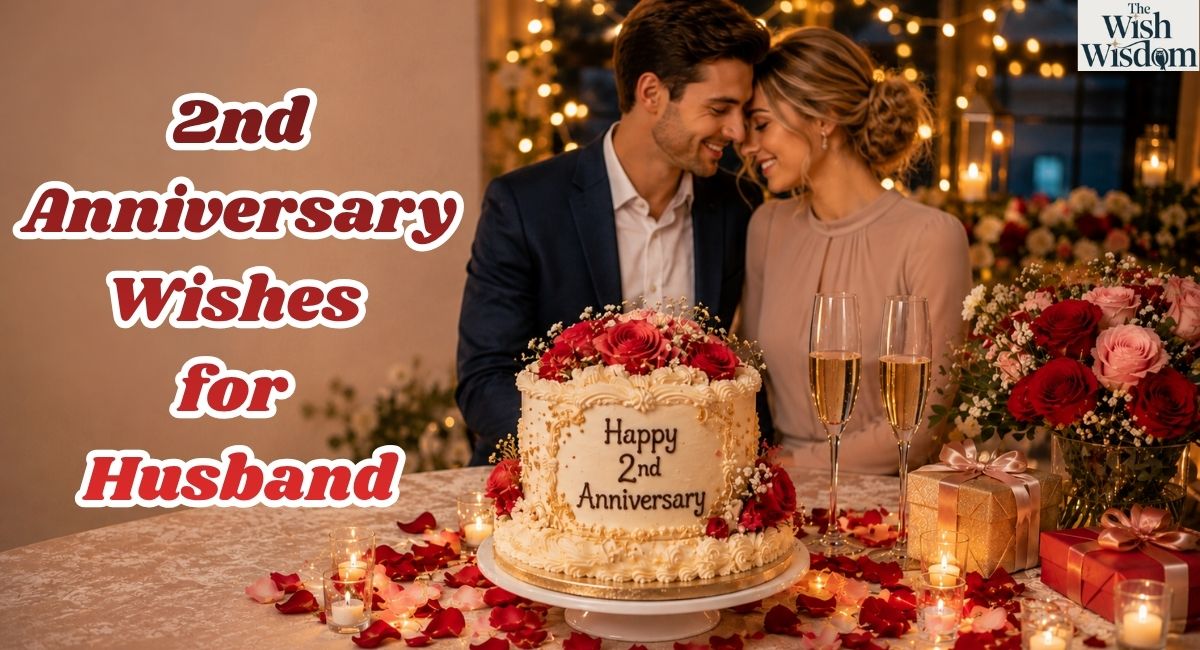 2nd Anniversary Wishes for Husband