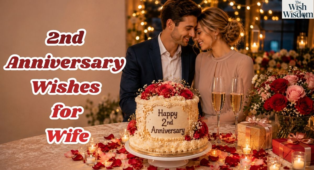 2nd Anniversary Wishes for Wife