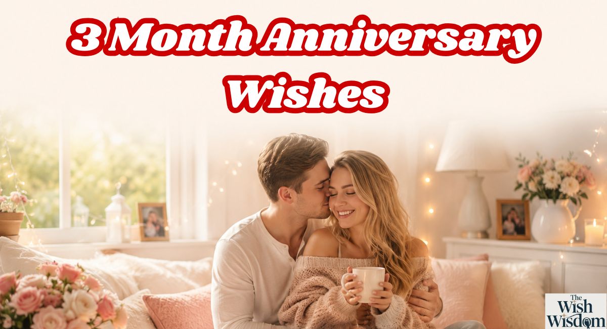 3 Month Anniversary Wishes
