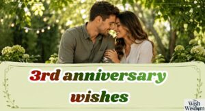 3rd anniversary wishes