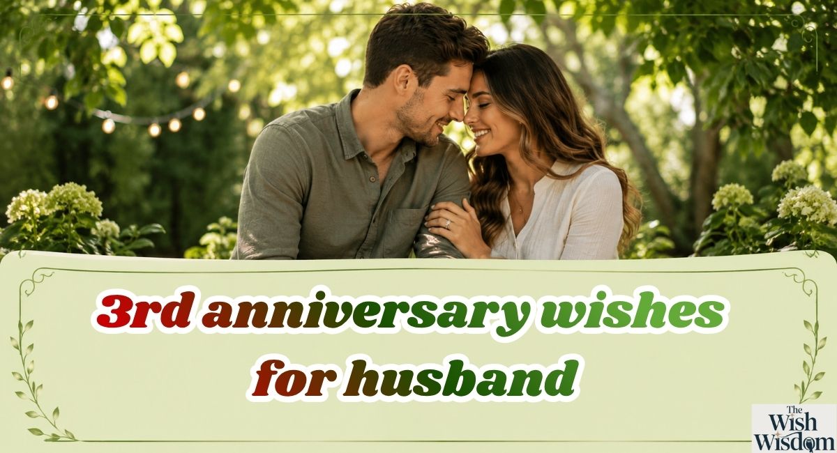 3rd anniversary wishes for husband