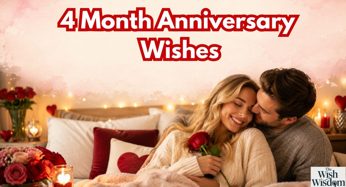 4 Month Anniversary Wishes
