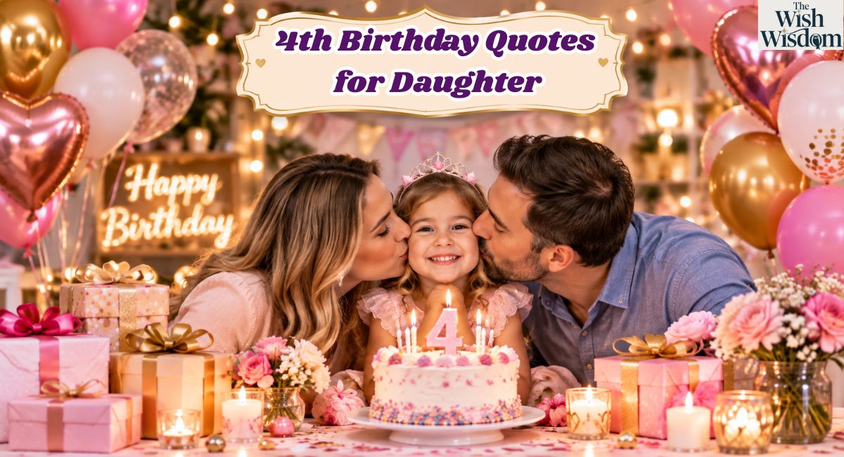 4th Birthday Quotes for Daughter