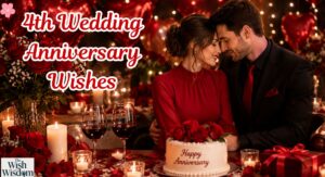 4th Wedding Anniversary Wishes
