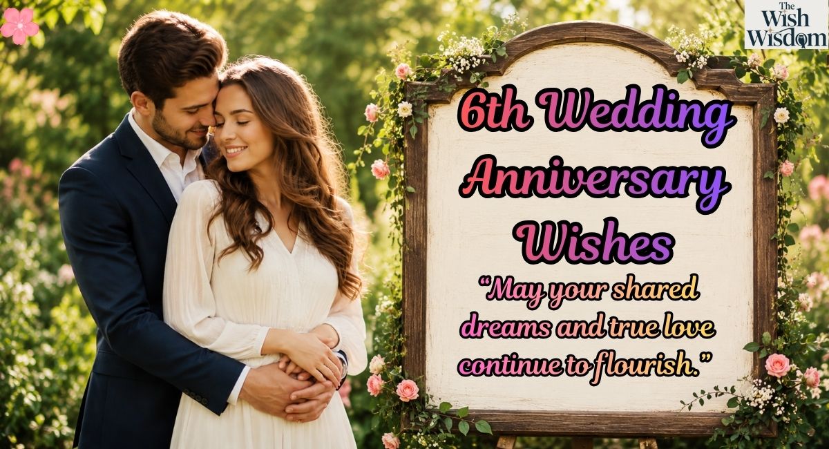 6th Wedding Anniversary Wishes