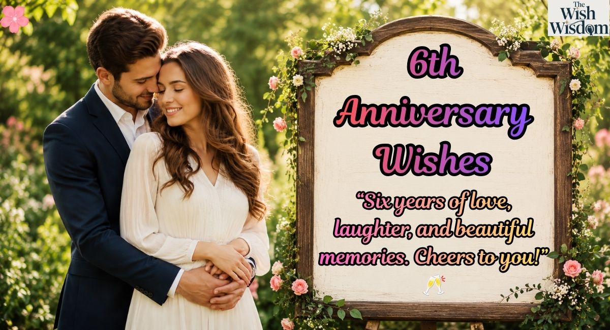 6th Anniversary Wishes