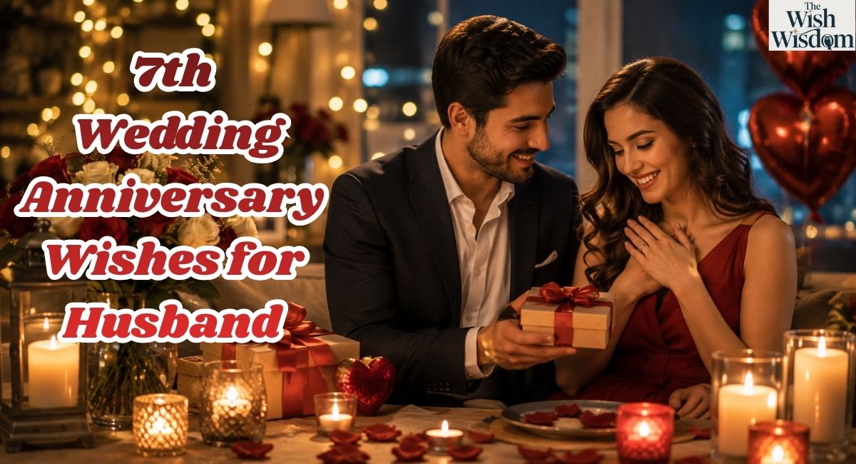 7th Wedding Anniversary Wishes for Husband