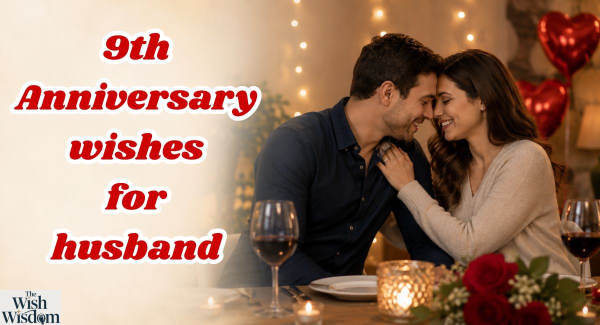 9th anniversary wishes for husband