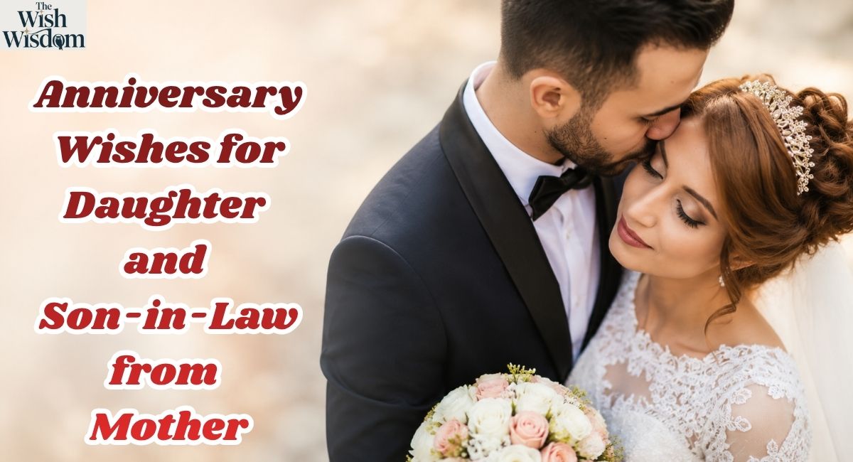 Anniversary Wishes for Daughter and Son-in-Law from Mother