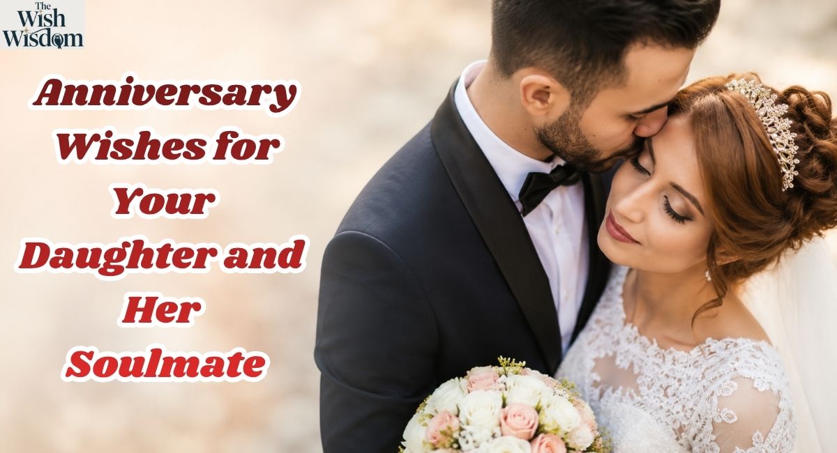 Anniversary Wishes for Your Daughter and Her Soulmate
