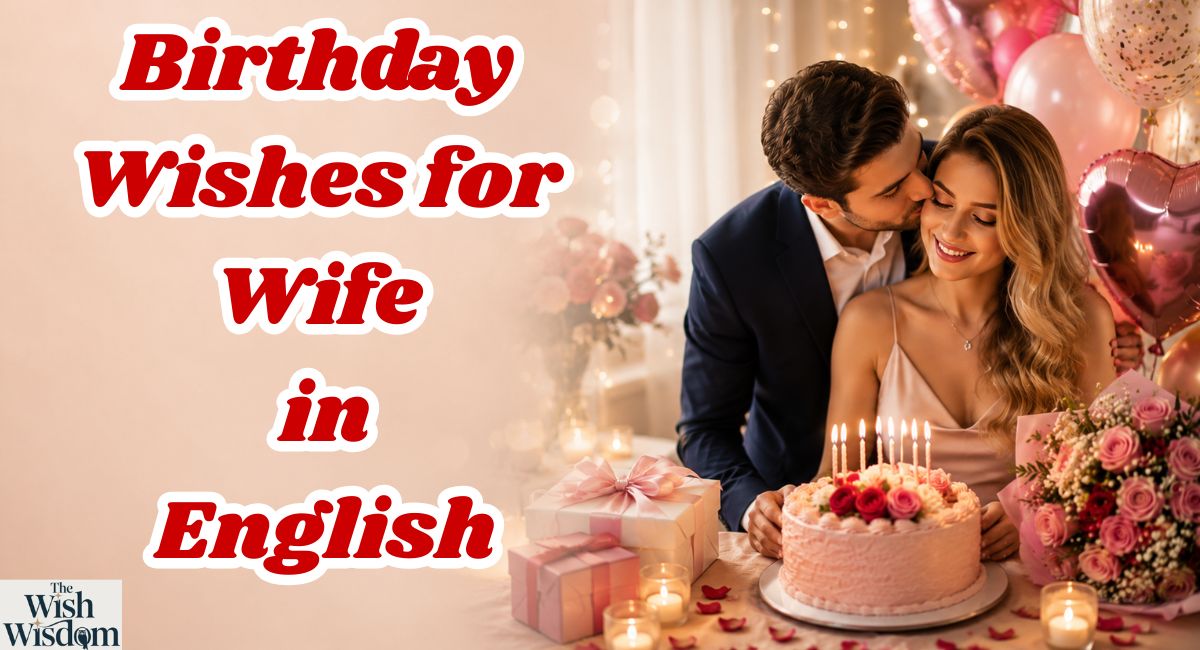 Birthday Wishes for Wife in English