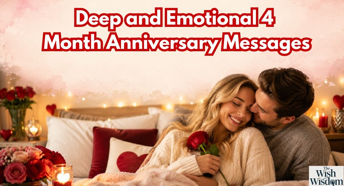 Deep and Emotional 4 Month Anniversary Messages