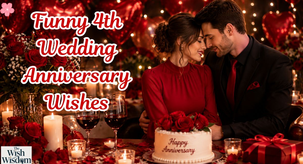 Funny 4th Wedding Anniversary Wishes