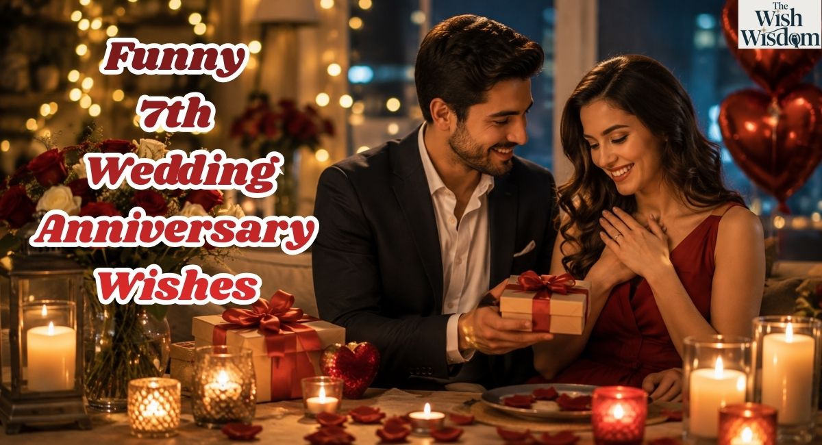 Funny 7th Wedding Anniversary Wishes