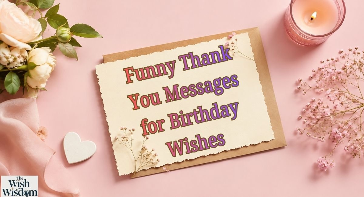 Funny Thank You Messages for Birthday Wishes