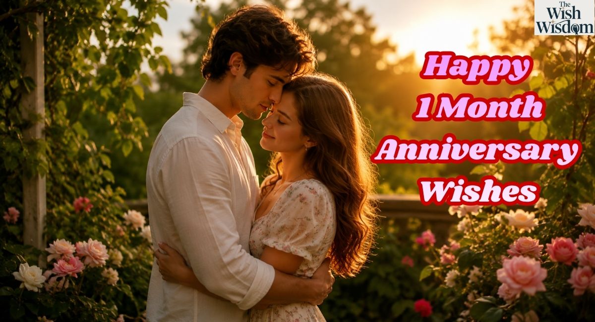 Happy 1 Month Anniversary Wishes