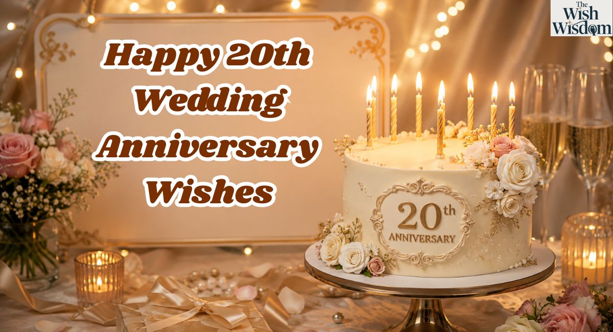 Happy 20th Wedding Anniversary Wishes