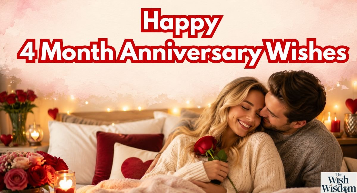 Happy 4 Month Anniversary Wishes