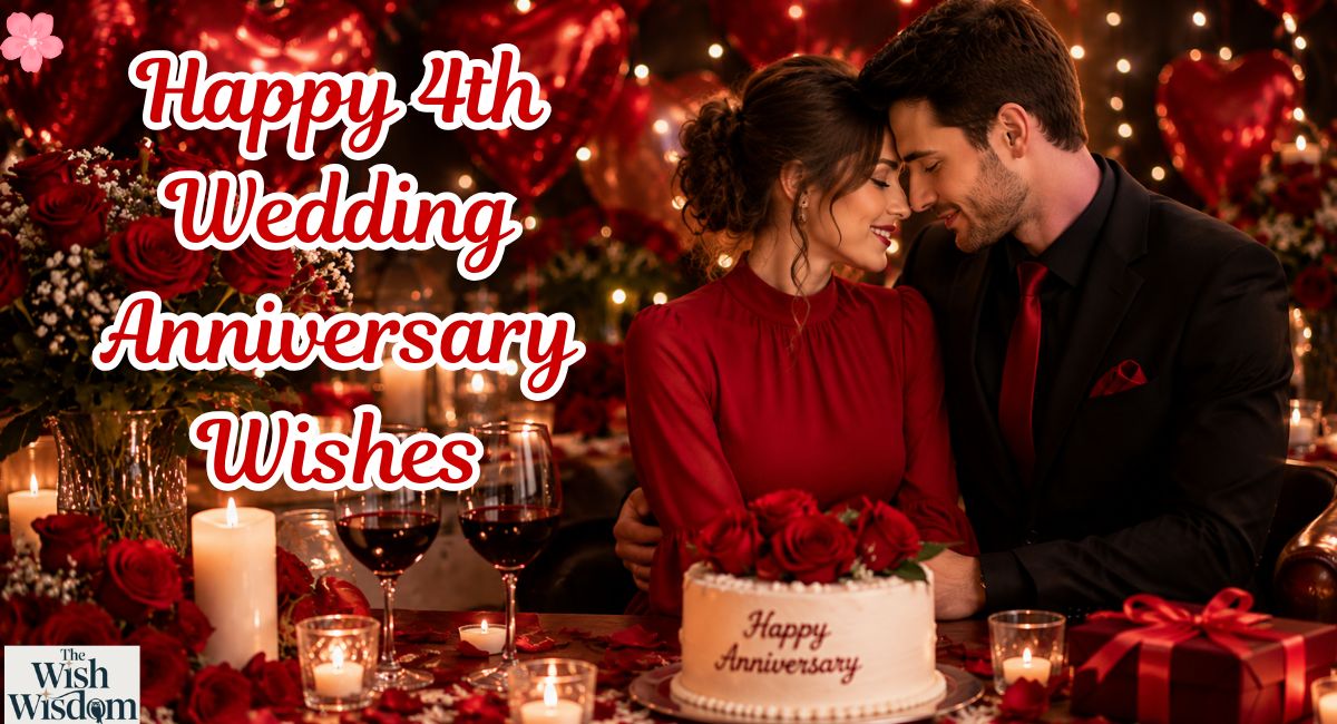 Happy 4th Wedding Anniversary Wishes