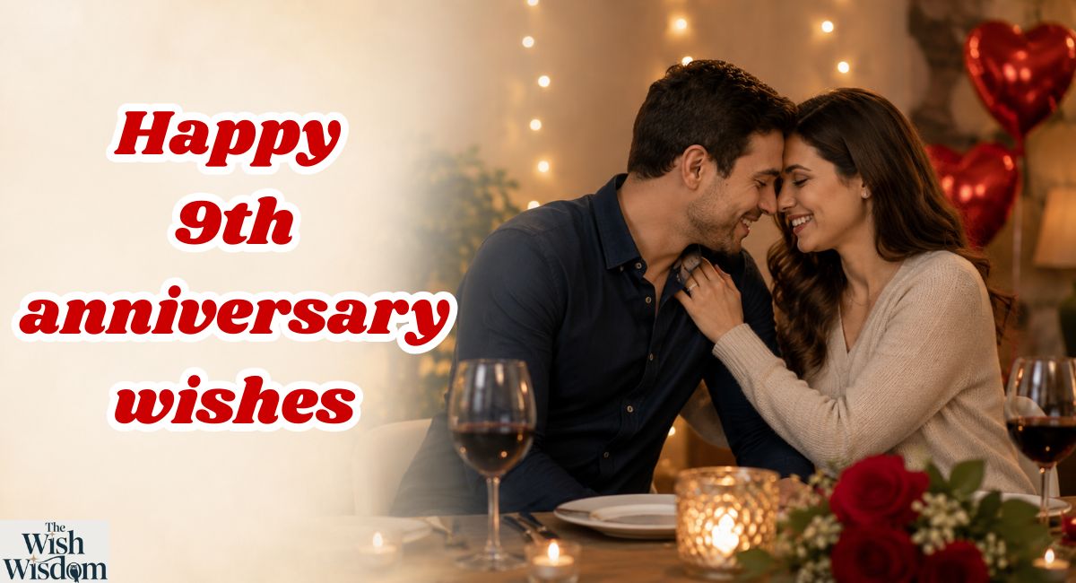 Happy 9th anniversary wishes