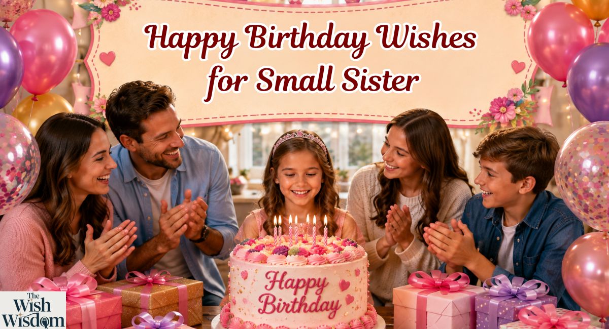 Happy Birthday Wishes for Small Sister