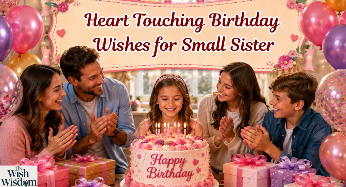 Heart Touching Birthday Wishes for Small Sister